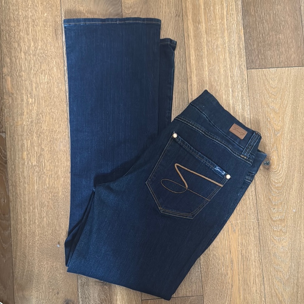 Seven7 Blue Boot Cut Jeans Classic Design